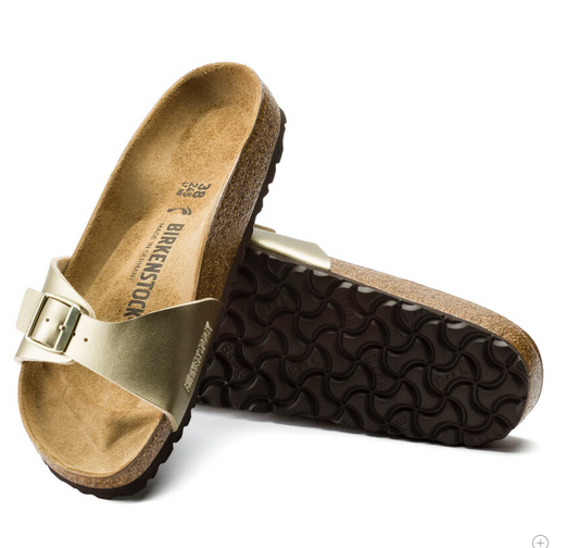 Mules Birkenstock Femme Madrid Birko Flor Gold
