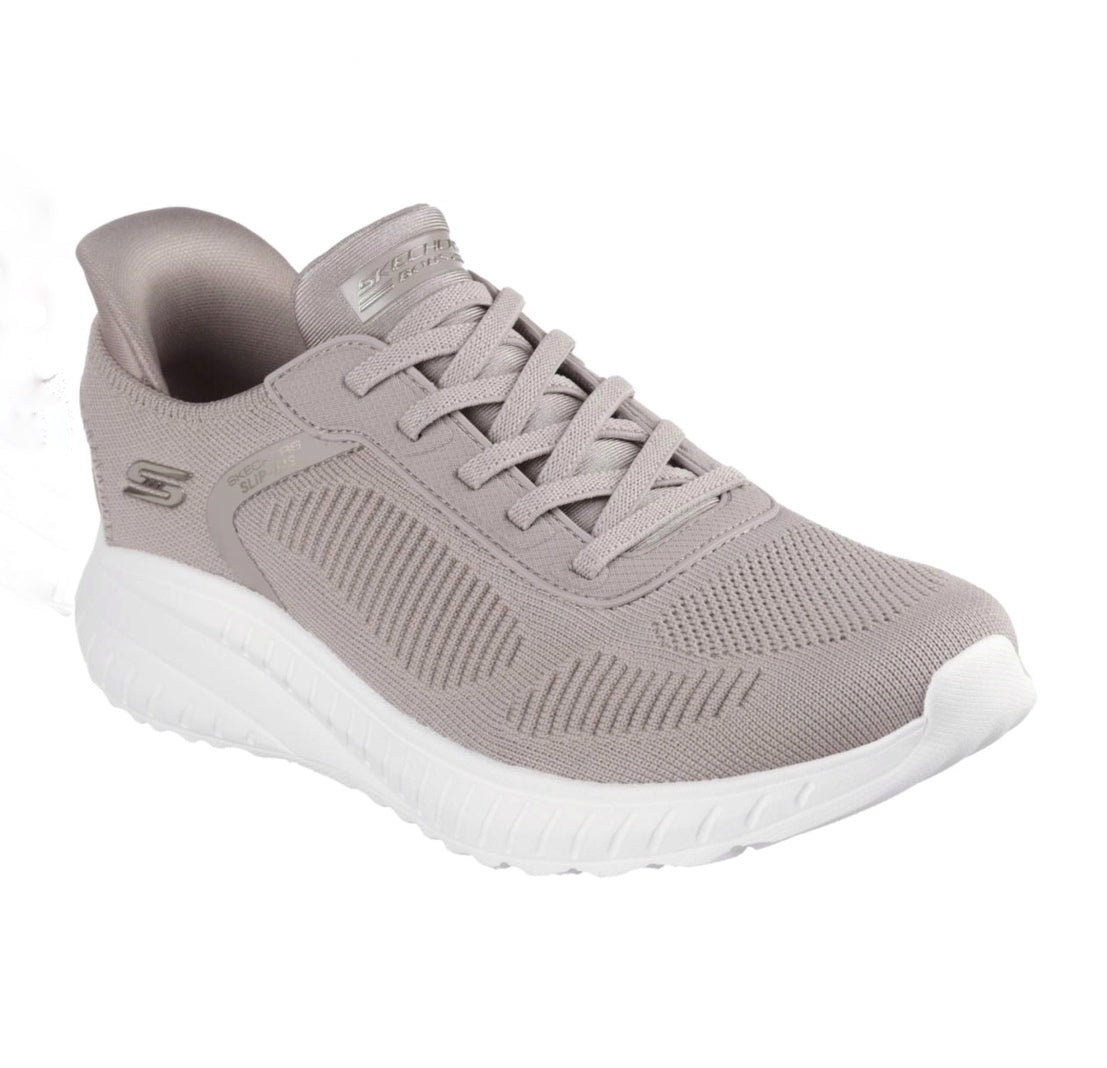 Baskets Skechers BOBS Slip-Ins femme Beige