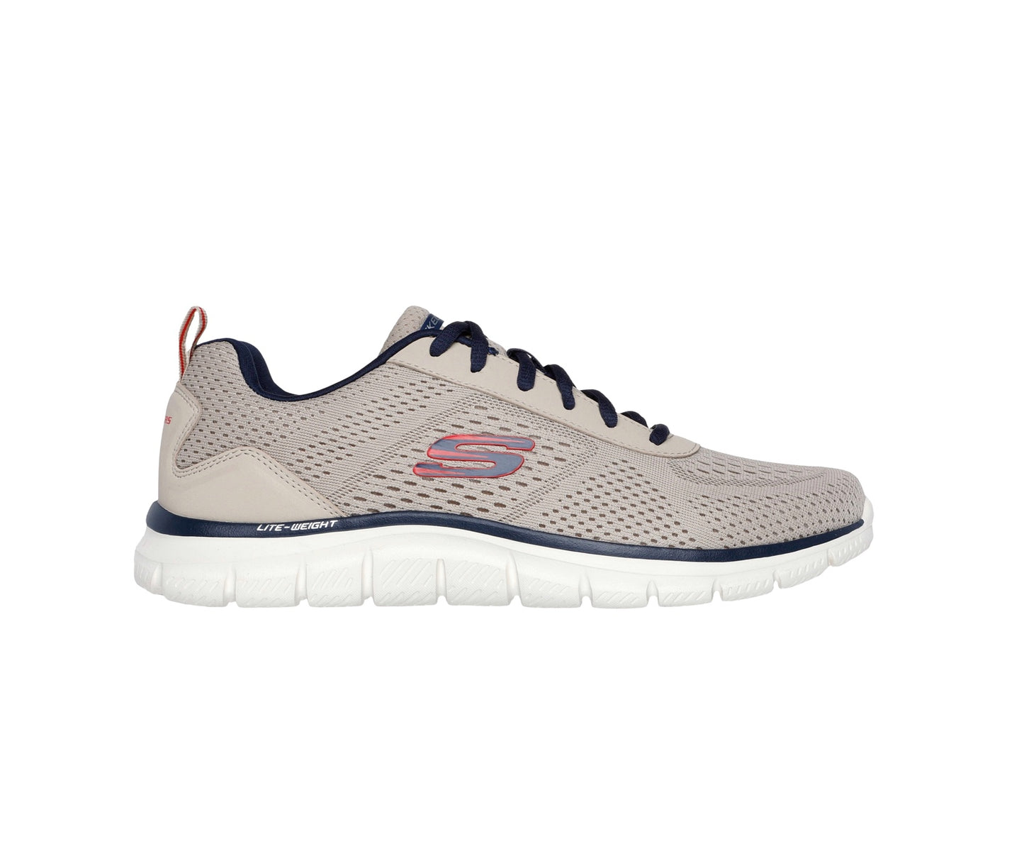 Basket Skechers Track Leshur Homme taupe bleu marine