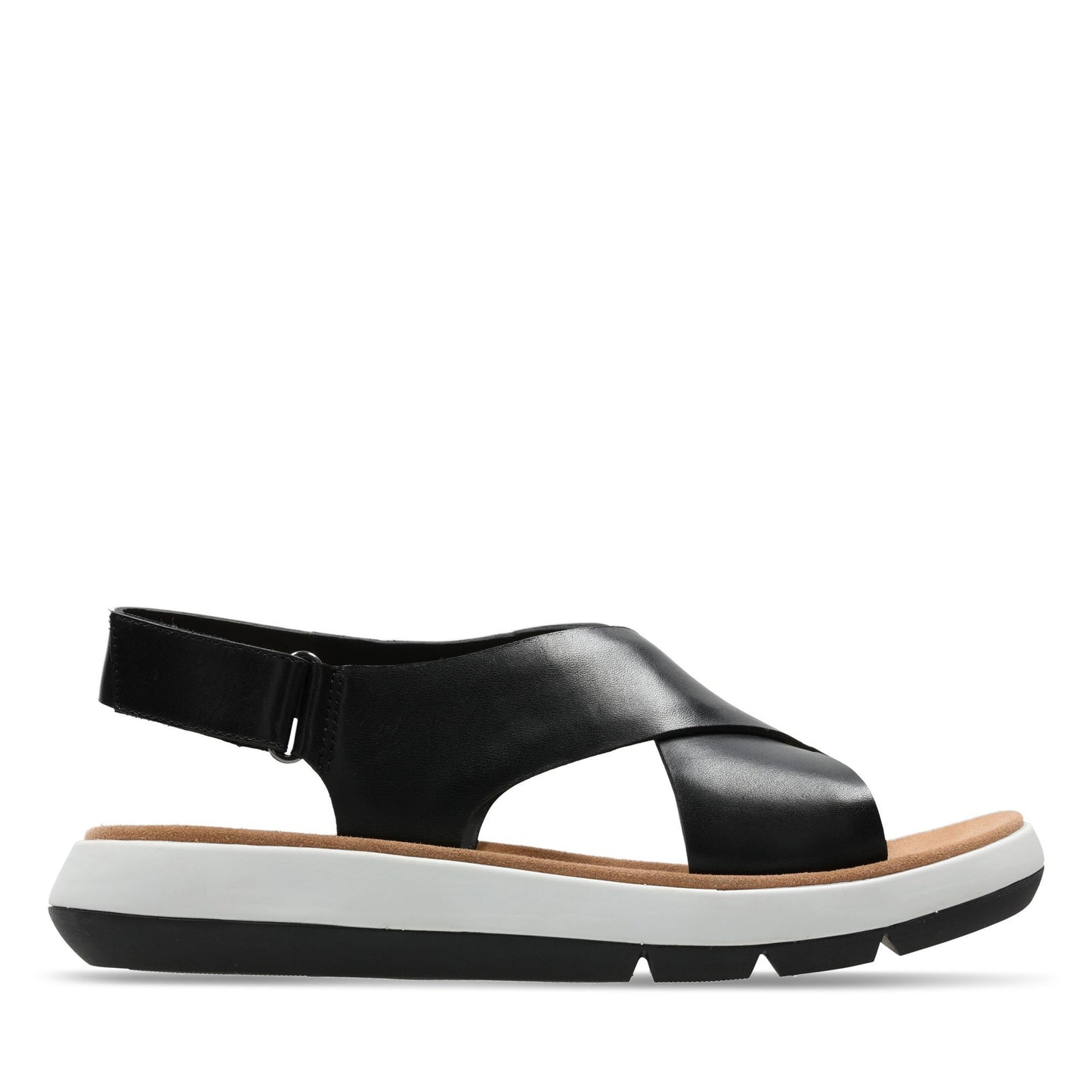 Chaussures Clarks Femme Jemsa Cross en cuir Noir