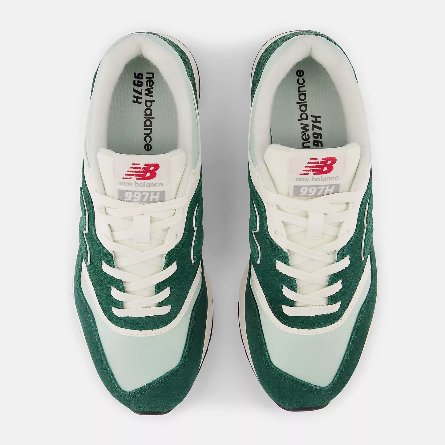 New Balance 997H Femme Nightwatch green avec cosmic jade