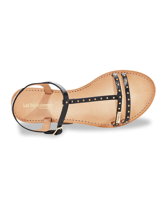Sandales Les Tropeziennes Henya cuir Noir