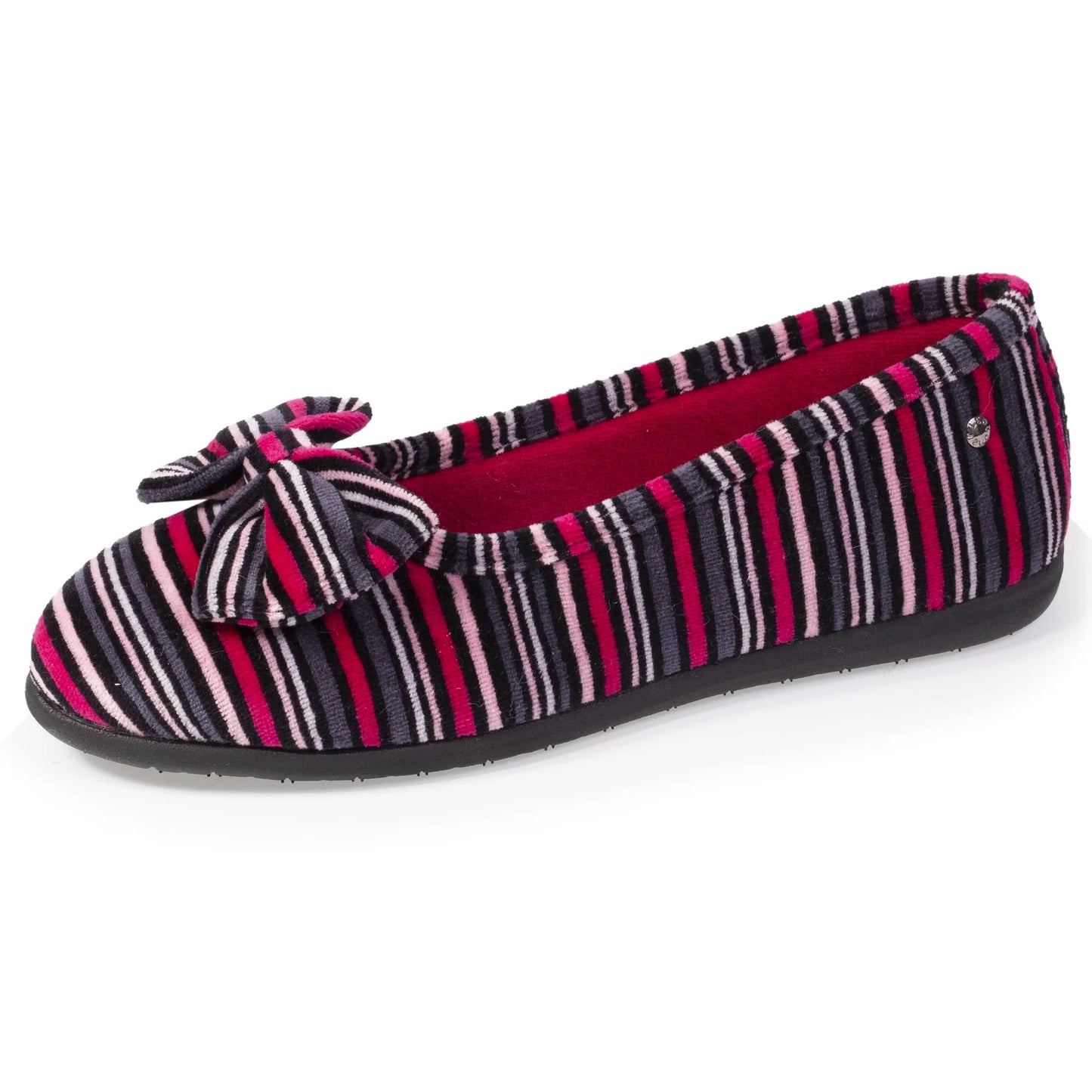 Chaussons ergonomiques Isotoner Femme rayé