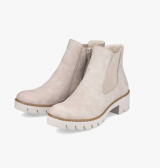 Bottines Rieker Femme Beige