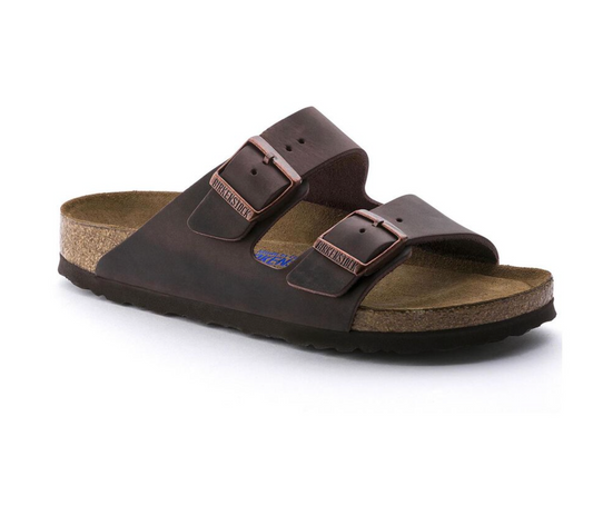 Sandales Birkenstock Homme Arizona Cuir Huilé Habana