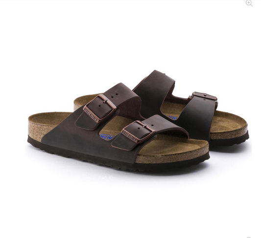 Sandales Birkenstock Homme Arizona Cuir Huilé Habana