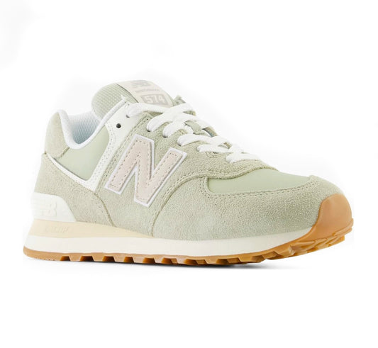 New Balance 574 Femme green tea