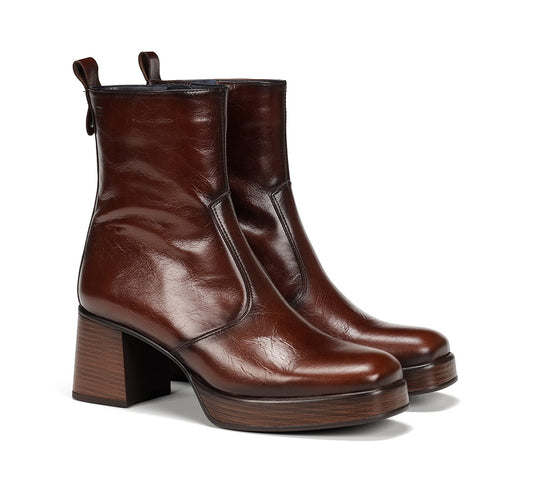 Bottines Dorking by Fluchos Cristel Femme cuir marron