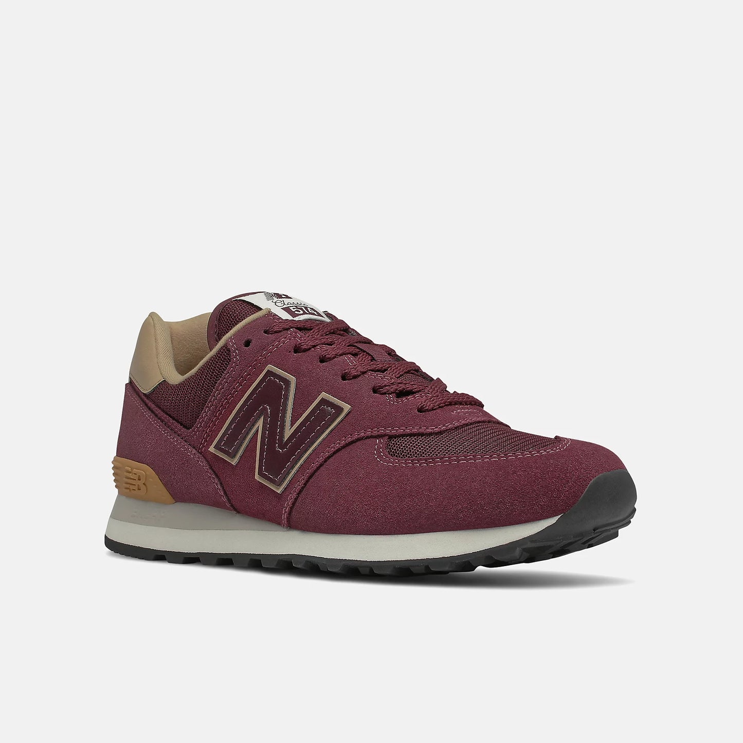 Chaussures New Balance Femmes 574 Burgundy