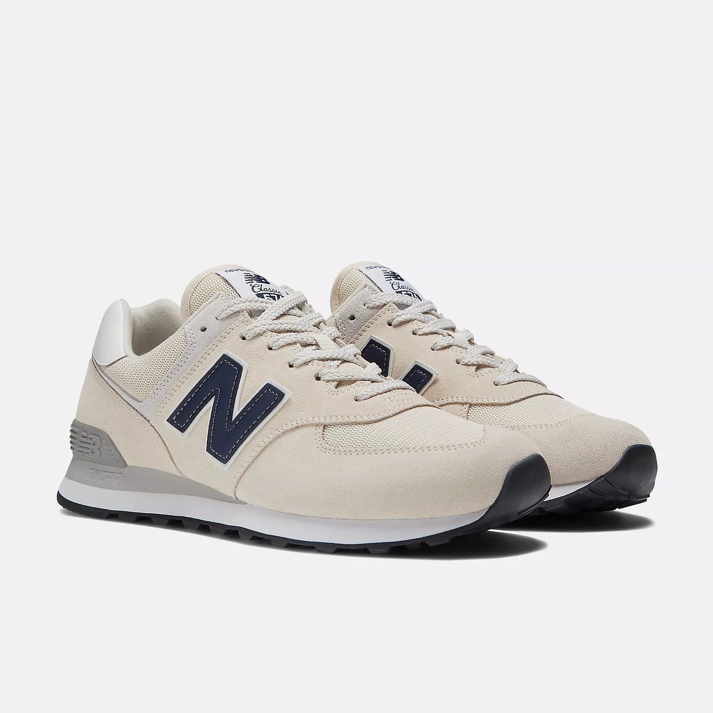 Chaussures New Balance Homme 574 Tan Navy