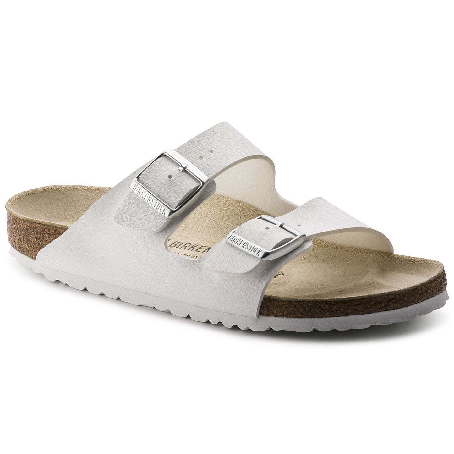 Sandales Birkenstock Femme Arizona Birko Flor Blanc