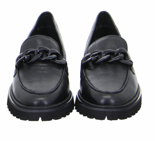 Mocassin ARA Femme Kent cuir Noir