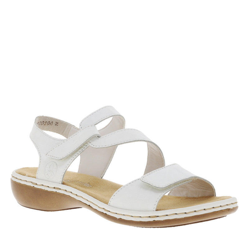 chaussures Rieker femme cuir blanc