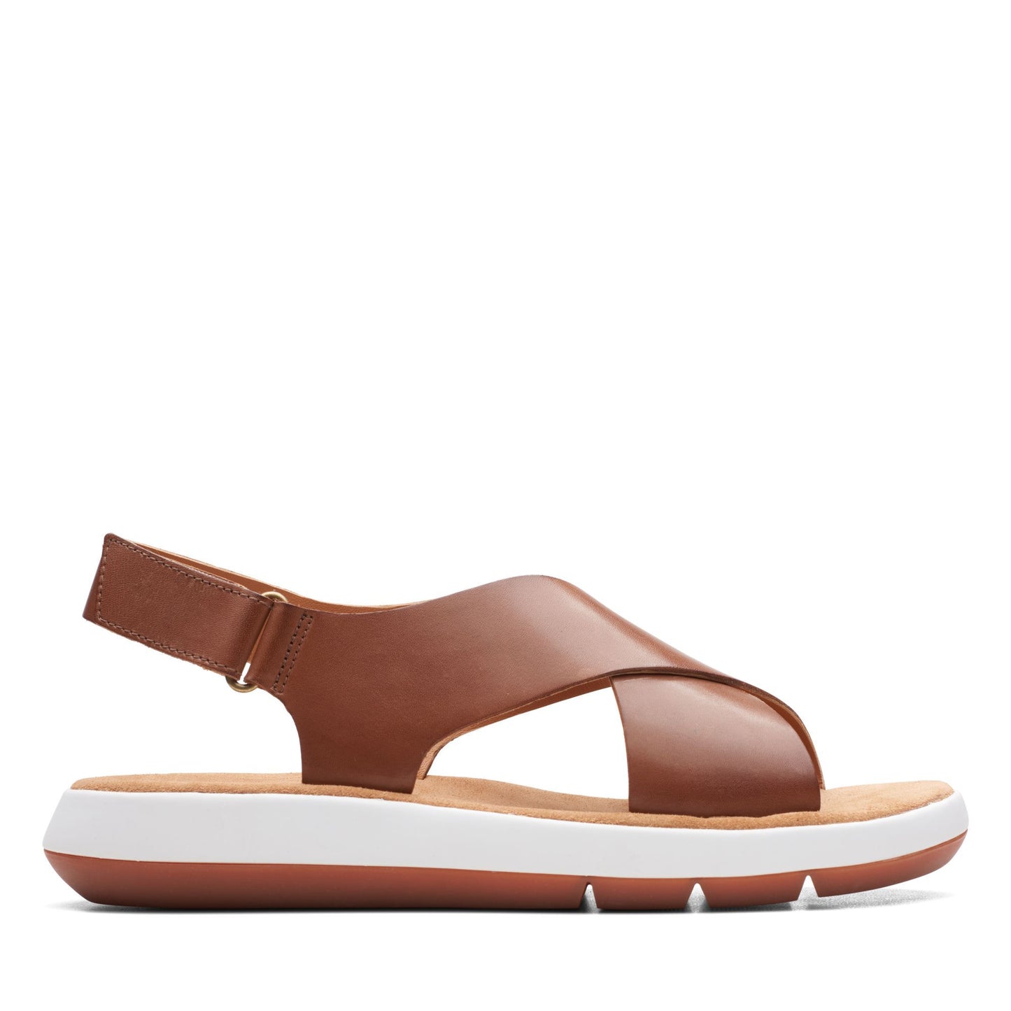 Chaussures Clarks Femme Jemsa Cross en cuir marron
