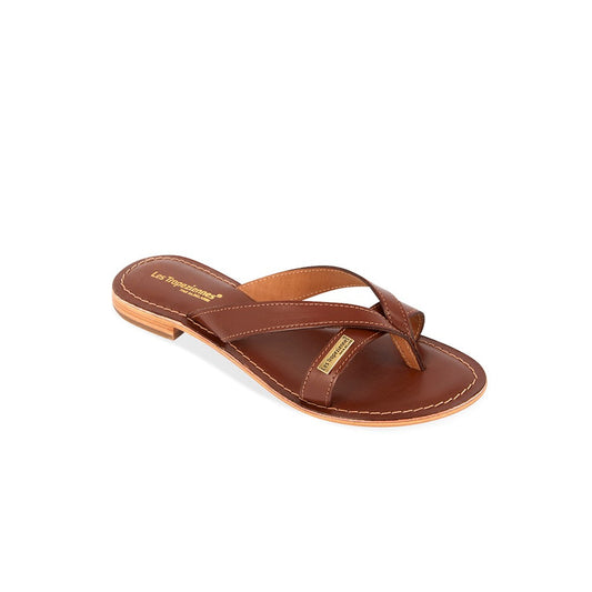 Mules Les Tropéziennes Hishiro Tan Cuir
