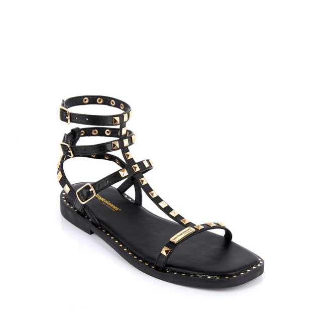 Sandales Les Tropéziennes Coralie Cuir Noir