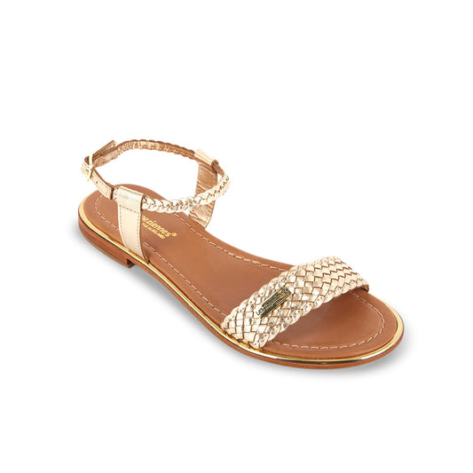 Sandales Les Tropeziennes Hippy Or Cuir