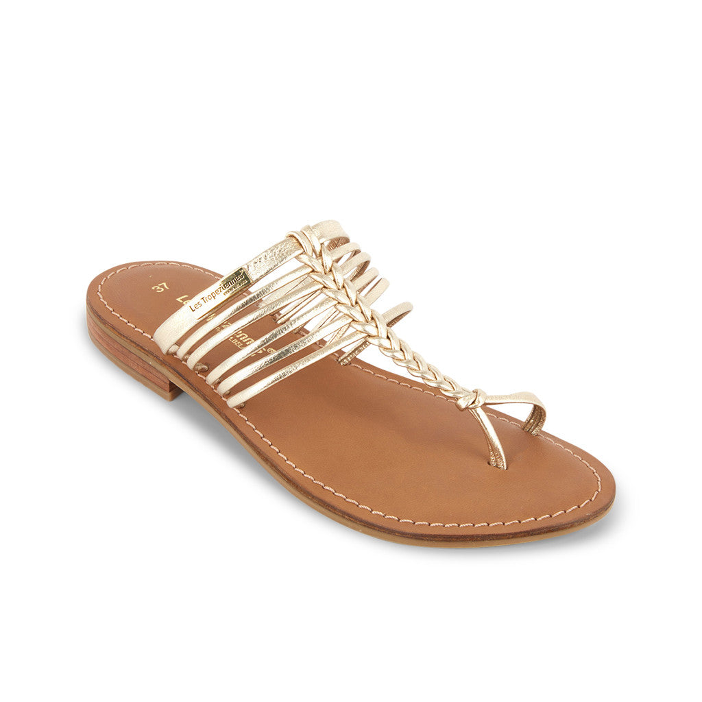Mules les Tropeziennes Idalie Femme cuir Or