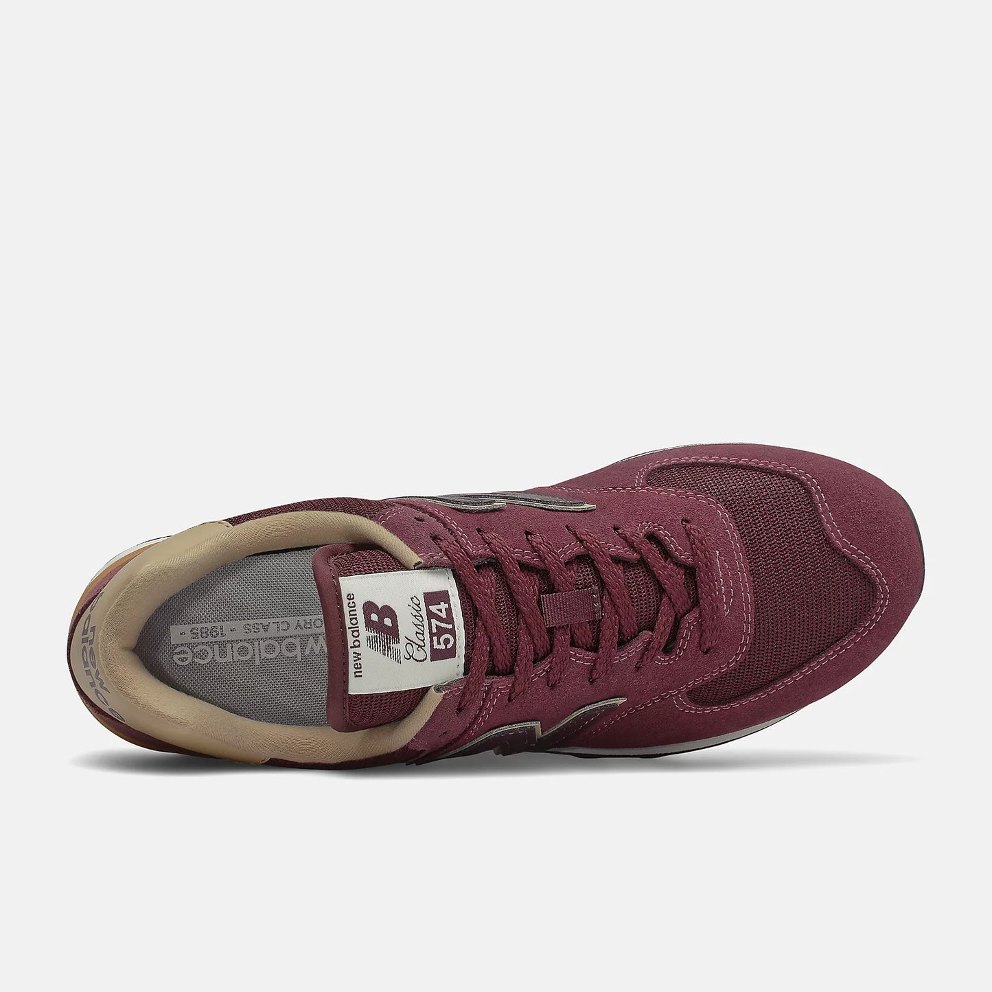 Chaussures New Balance Femmes 574 Burgundy
