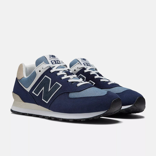 New Balance 574 Homme Navy White